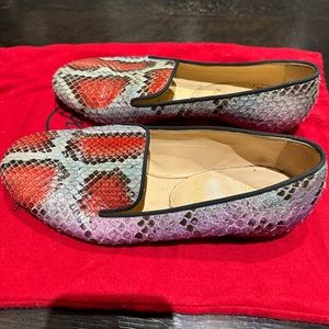 Christian Louboutin Python Loafers